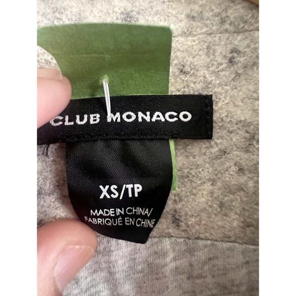 Club Monaco Vest Coat Estimated Size XS Wool Blend Button Closure Pockets - Picture 3 of 8